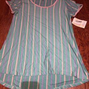 NWT LuLaRoe Classic-T Striped Top